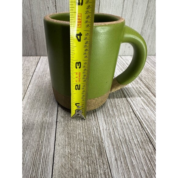 Vtg Style East Fork Pottery Mug Fiddlehead Green Retired Color 4.25" Tall Set 2 - Picture 5 of 10